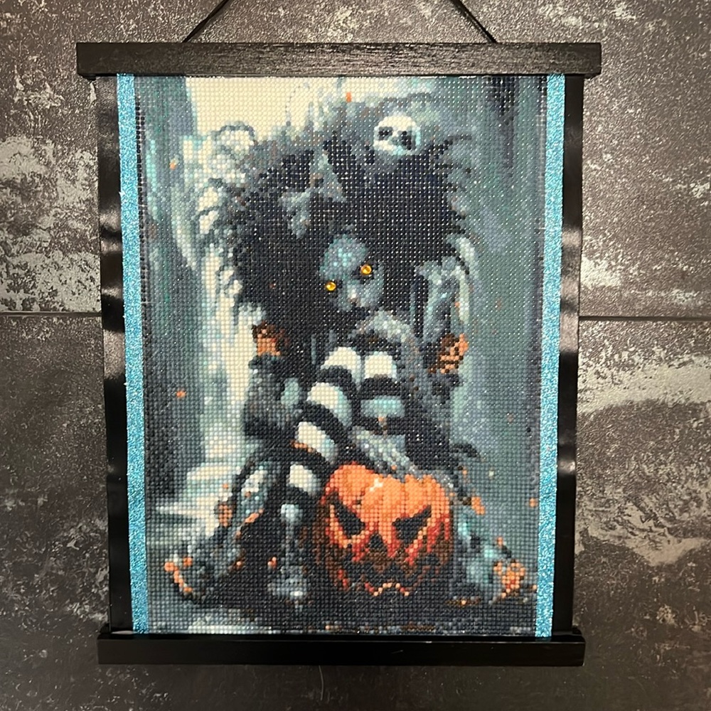 Custom Framed Art-Diamond Painting-Ghoulish Girl